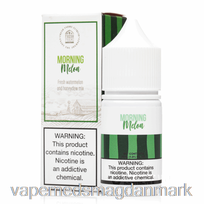 Vape Juice Morgenmelon - Friske Gårde Salt - 30ml 35mg